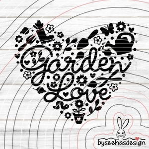 Garden Love Plotterdatei SVG DXF 